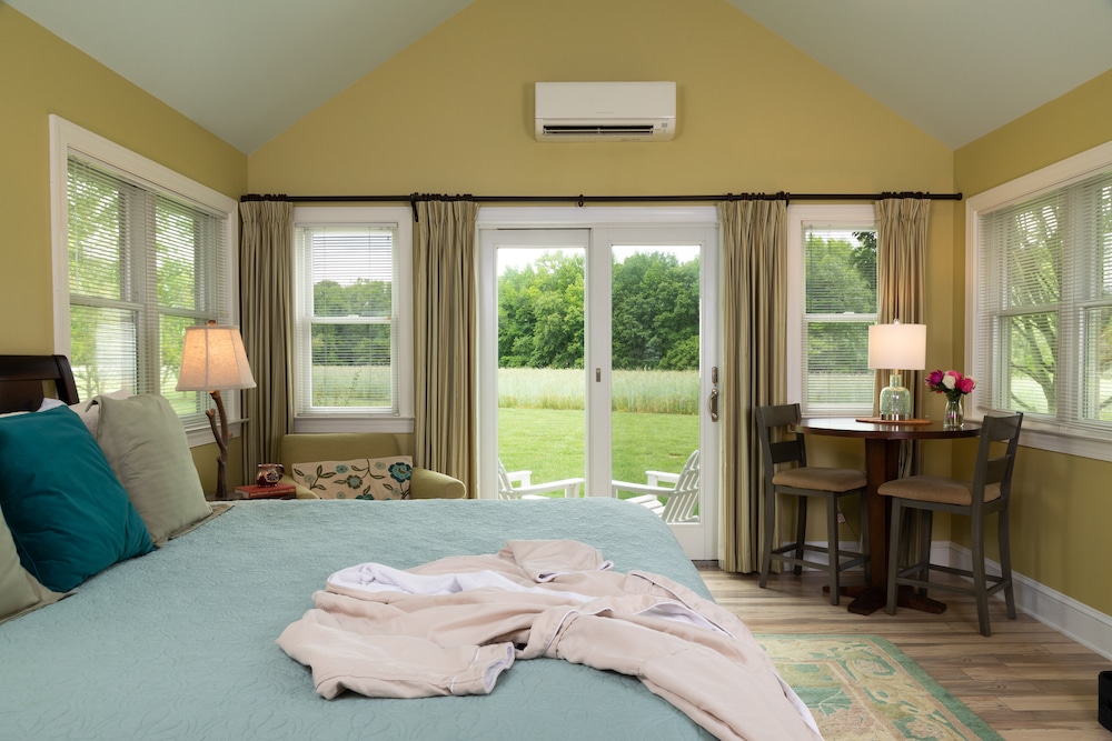 A guest room at our Bed and Breakfast on the EAstern Shore - lodging for Vermont bike tours