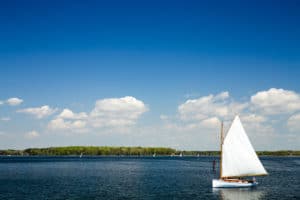 Sailboat in St Michaels Maryland