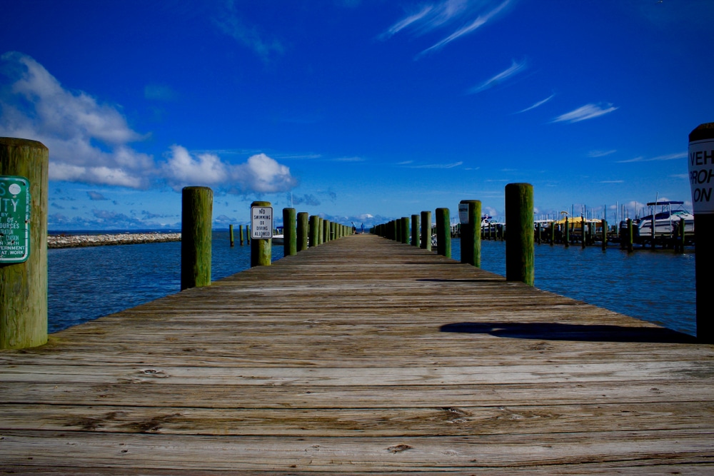Dock at Betterton Beach near our Bed and Breakfast is one of the best Eastern Shore Beaches to enjoy this summer