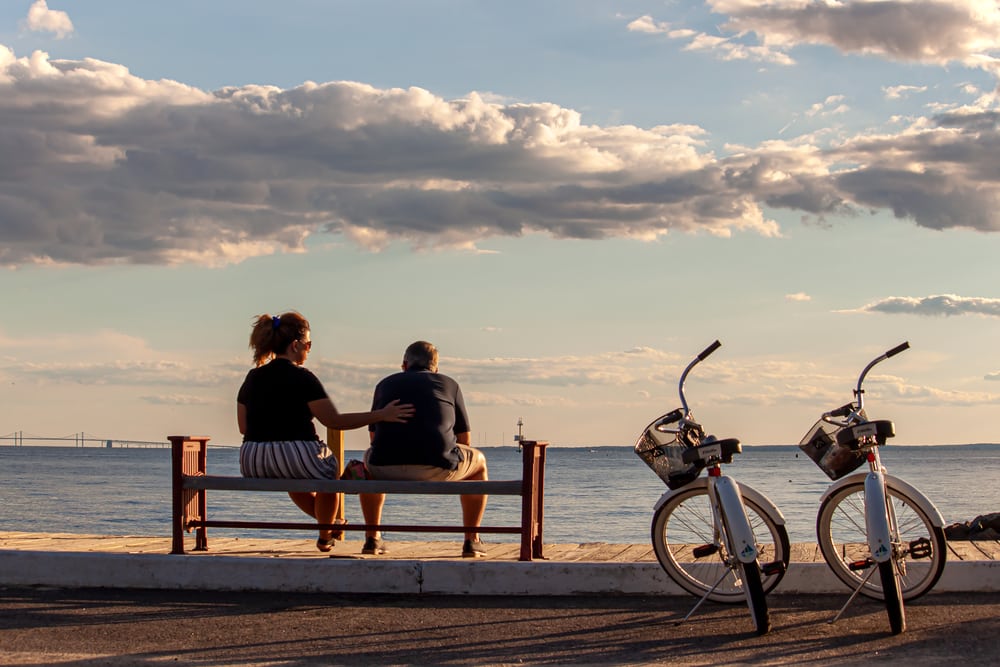 Visit the Eastern Shore with VBT Bike Tours 1 A couple enjoying VBT Bike Tours on Maryland's Eastern Shore